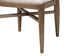 Chloe Modern Bohemian Walnut Brown Finished Mahogany Wood and Natural Rattan Dining Chair FredCo