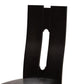 Cian Modern and Contemporary Dark Brown Faux Leather Upholstered and Dark Brown Finished Wood 5-Piece Dining Set FredCo
