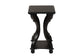 Cianna Classic and Traditional Black Wood End Table FredCo
