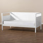 Cintia Cottage Farmhouse White Finished Wood Twin Size Daybed FredCo