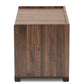 Claire Modern and Contemporary Walnut Brown Finished Cat Litter Box Cover House FredCo