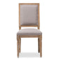 Clairette Wood Traditional French Accent Chair FredCo