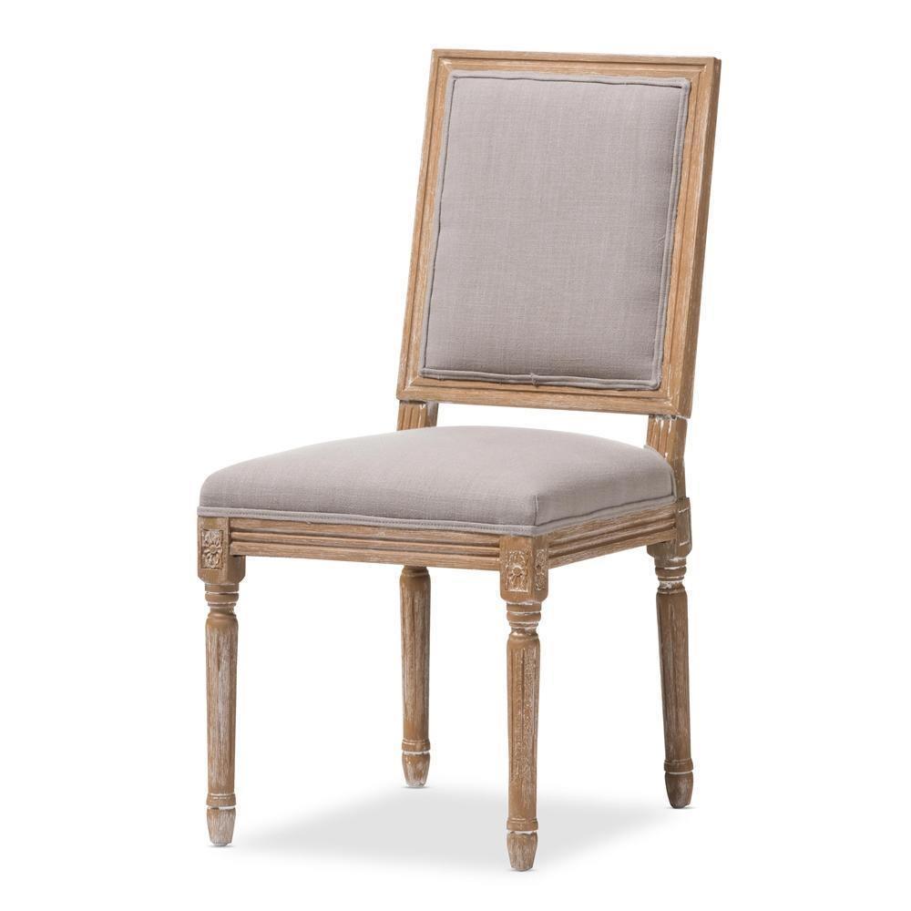 Clairette Wood Traditional French Accent Chair FredCo