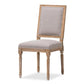 Clairette Wood Traditional French Accent Chair FredCo