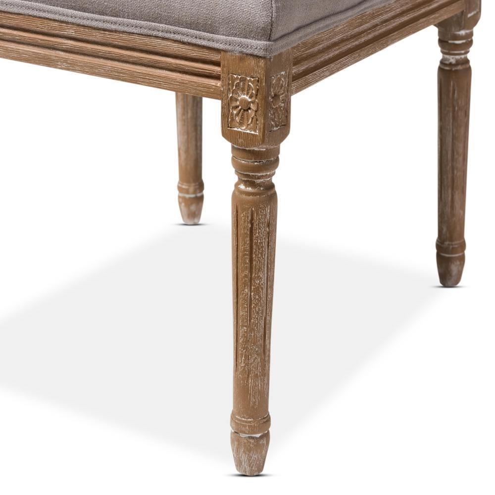 Clairette Wood Traditional French Accent Chair FredCo