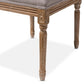 Clairette Wood Traditional French Accent Chair FredCo