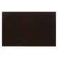 Clarke Modern and Contemporary Sand Fabric Upholstered and Espresso Brown Finished Wood 5-Piece Dining Set FredCo