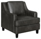 Clayton Upholstered Living Room Set Grey 552051-S3 Coaster FredCo