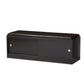 Clevedon Modern and Contemporary Dark Brown Wood Entryway Storage Cushioned Bench Shoe Rack Cabinet Organizer FredCo