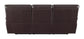 Clifford Upholstered Pillow Top Arm Living Room Set Chocolate Brown 600281-S2 Coaster FredCo
