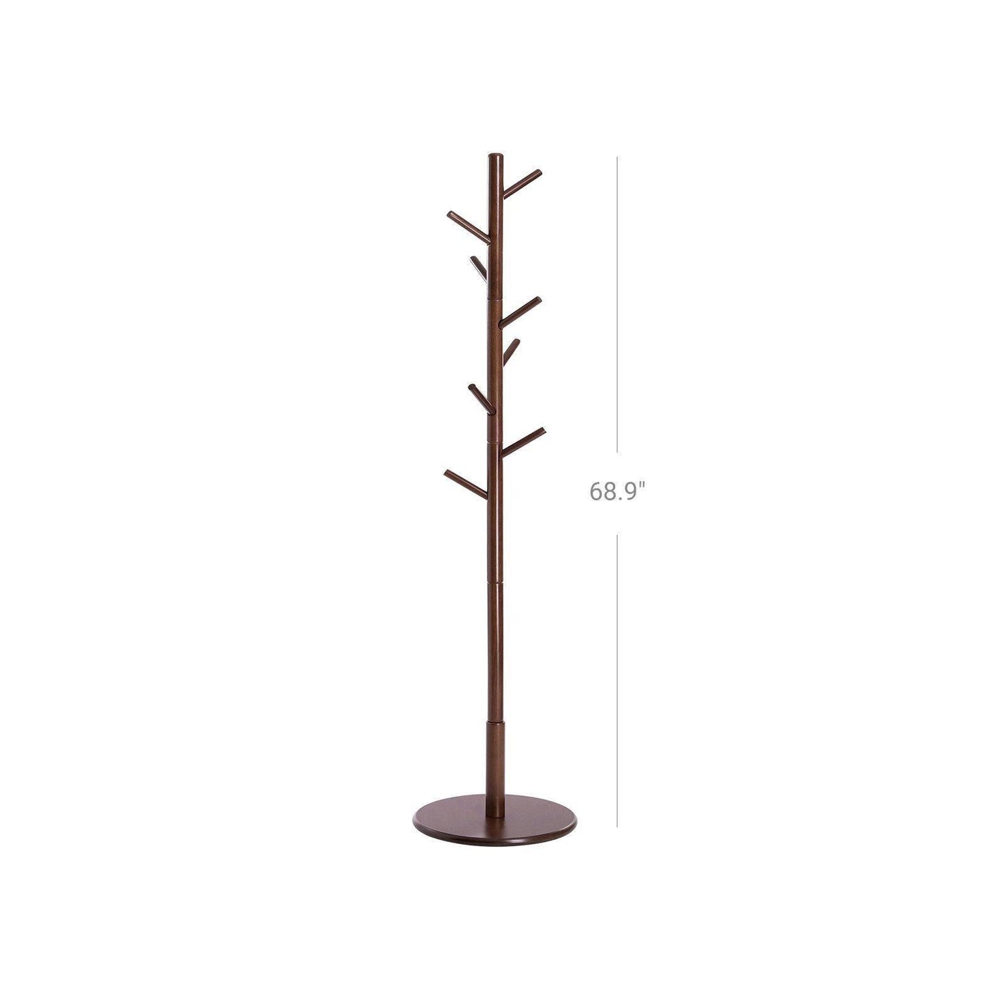 Coat Rack Dark Walnut FredCo