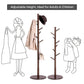 Coat Rack Dark Walnut FredCo
