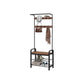 Coat Rack Hazelnut Brown and Black FredCo