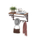 Coat Rack Hazelnut Brown and Bronze FredCo