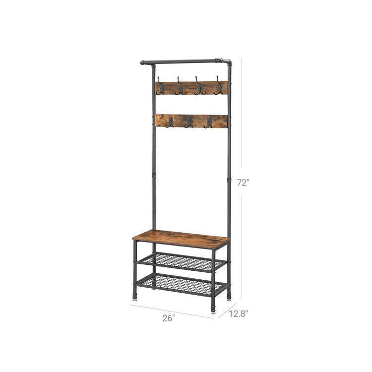 Coat Rack with Bench FredCo