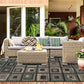 Colburn Indoor/Outdoor Weather-Resistant Geometric Modern Rug FredCo