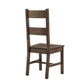 Coleman 7-Piece Dining Room Set Rustic Golden Brown Coaster FredCo