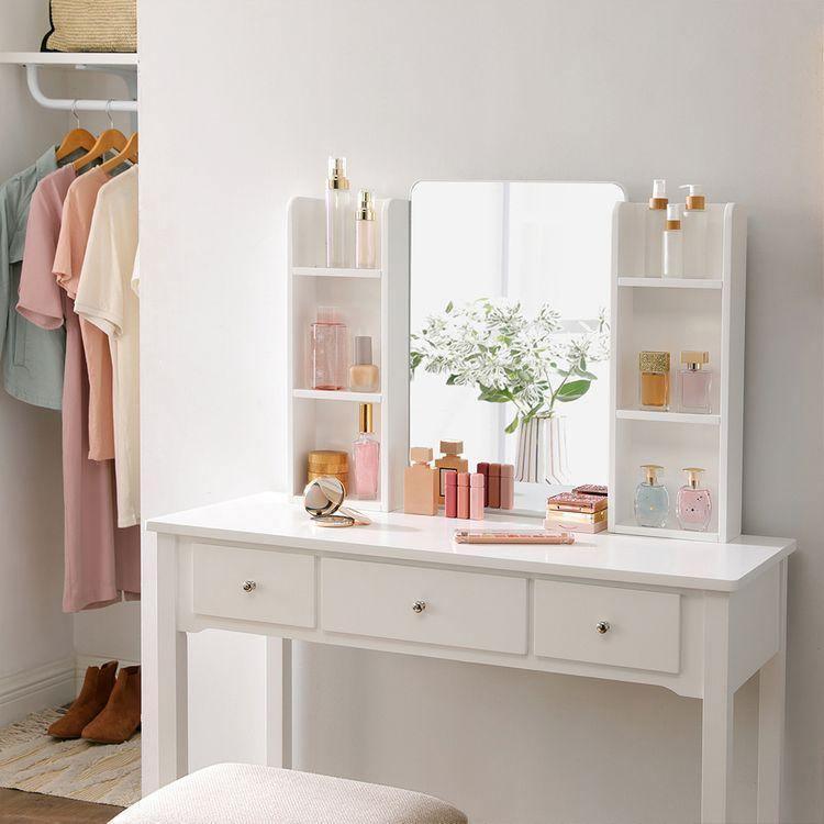 Combined Shelf Mirror Vanity Set FredCo