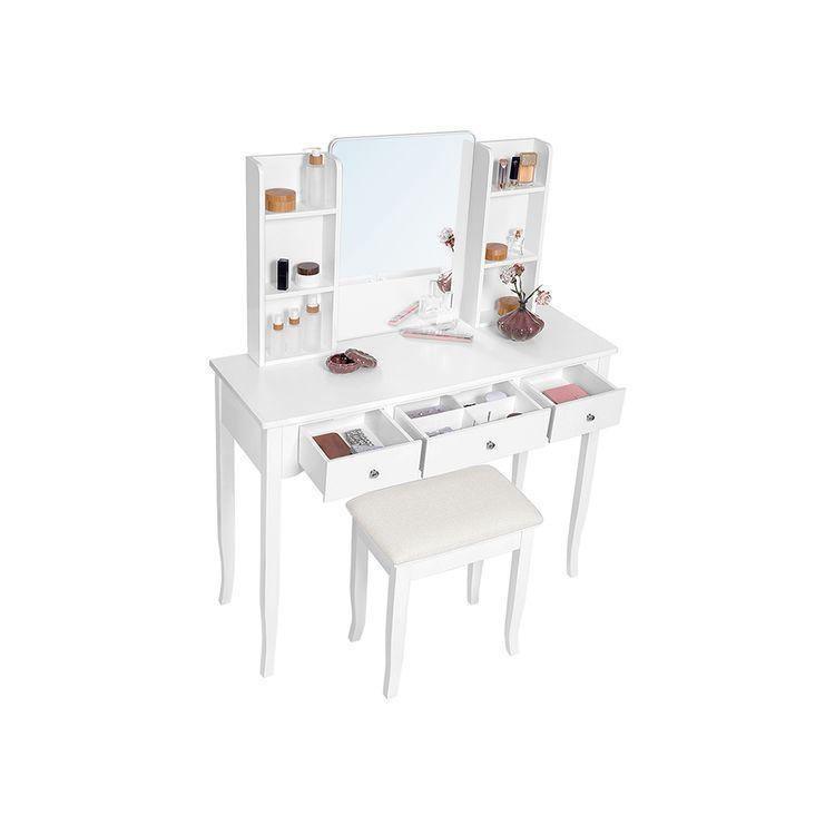 Combined Shelf Mirror Vanity Set FredCo