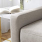 Comfortable Sofa 70.1 x 33.3 x 32.7 Inches Beige FredCo