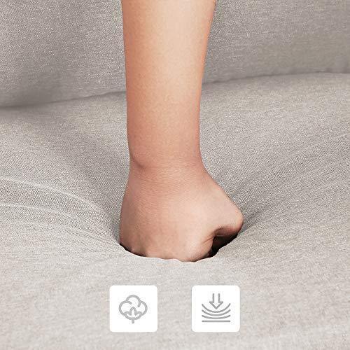 Comfortable Sofa 70.1 x 33.3 x 32.7 Inches Beige FredCo