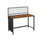 Computer Desk Storage Rustic Brown FredCo