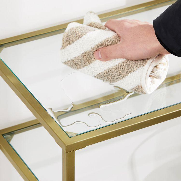 Console Table Gold Color FredCo