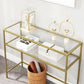 Console Table Gold Color FredCo