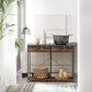 Console Table with 2 Drawers Rustic Brown FredCo