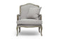 Constanza Classic Antiqued French Accent Chair FredCo