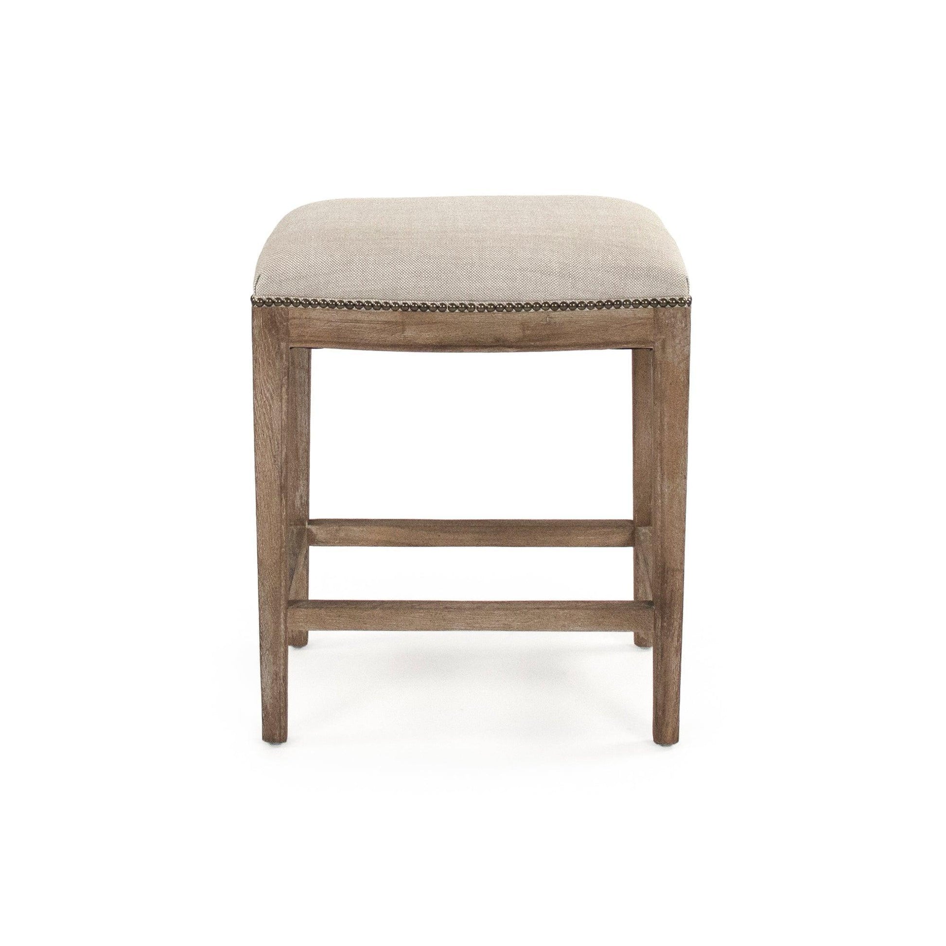 Cora Counter Stool w/ Nailhead CFH403 Counter E272 C053 FredCo