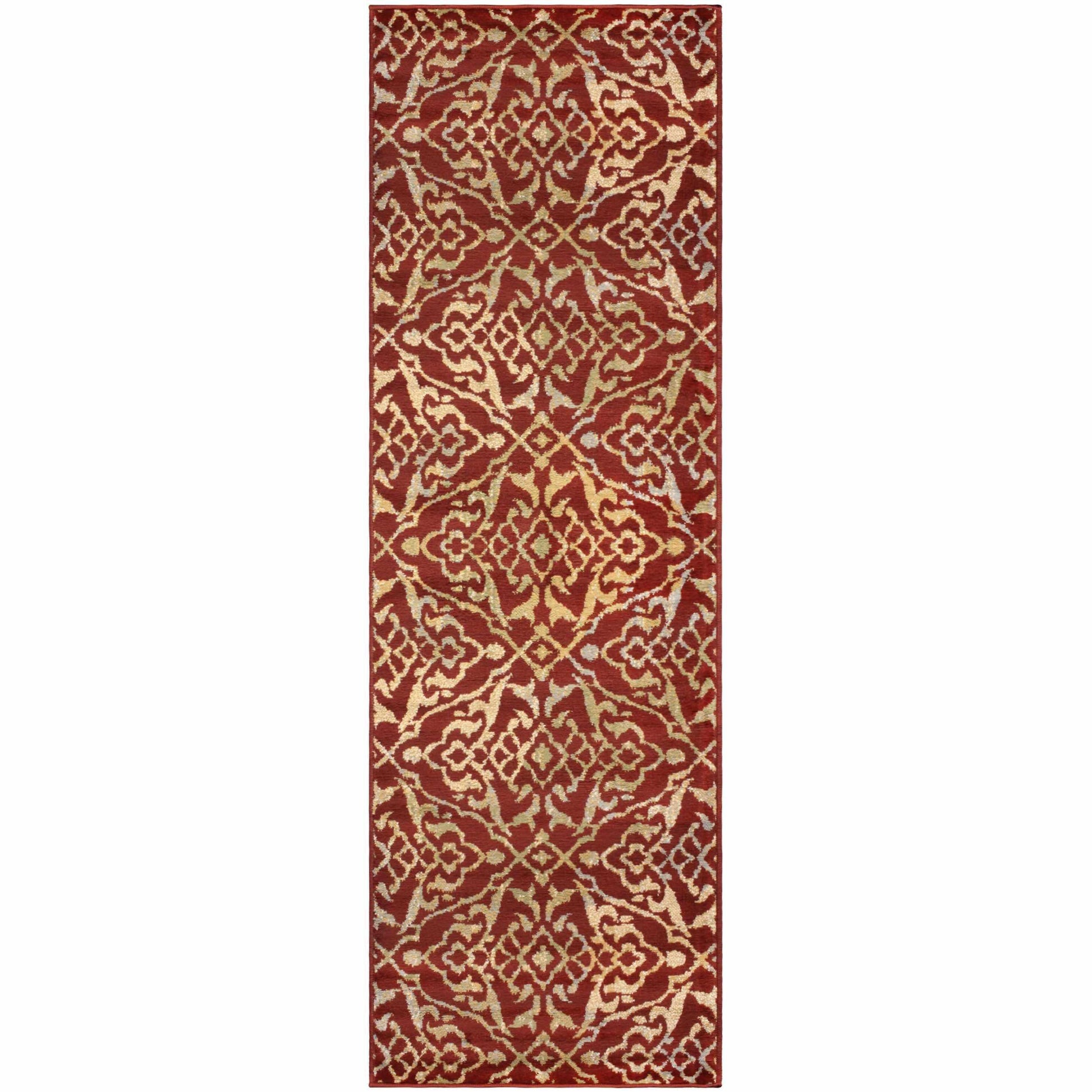 Corbin Modern Damask Contemporary Rug FredCo