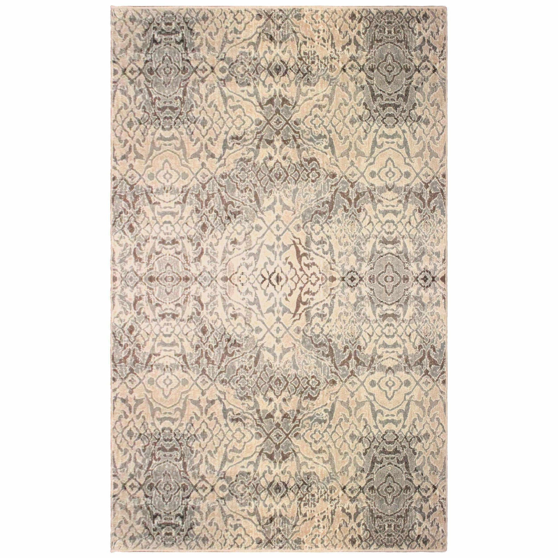 Corbin Modern Damask Contemporary Rug FredCo