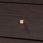 Cormac Modern and Contemporary Espresso Brown Finished Wood and Gold Metal 8-Drawer Dresser FredCo