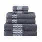 Cotton Assorted 6-Piece Towel Set Bath Towels by Superior FredCo