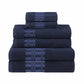 Cotton Assorted 6-Piece Towel Set Bath Towels by Superior FredCo