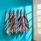 Cotton Stitch Stripe Textured (set of 2) Beach Towel - Emberglow FredCo