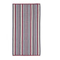 Cotton Stitch Stripe Textured (set of 2) Beach Towel - Emberglow FredCo