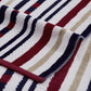 Cotton Stitch Stripe Textured (set of 2) Beach Towel - Emberglow FredCo