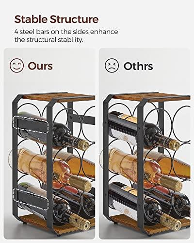 Countertop Wine Rack 6 Bottles FredCo