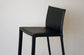 Crawford Black Leather Counter Height Stool (Set of 2) FredCo