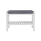 Cushion Upholstered Shoe Bench FredCo