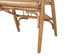 Cyntia Modern Bohemian Natural Brown Rattan Dining Chair FredCo