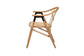 Cyntia Modern Bohemian Natural Brown Rattan Dining Chair FredCo