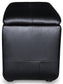 Cyrus Upholstered Recliner Living Room Set Black 600001-S3A Coaster FredCo