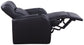 Cyrus Upholstered Recliner Living Room Set Black 600001-S3B Coaster FredCo