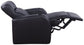 Cyrus Upholstered Recliner Living Room Set Black 600001-S5B Coaster FredCo