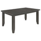 Dalila 5-piece Rectangular Dining Set Grey and Dark Grey 102721GRY-S5 Coaster FredCo