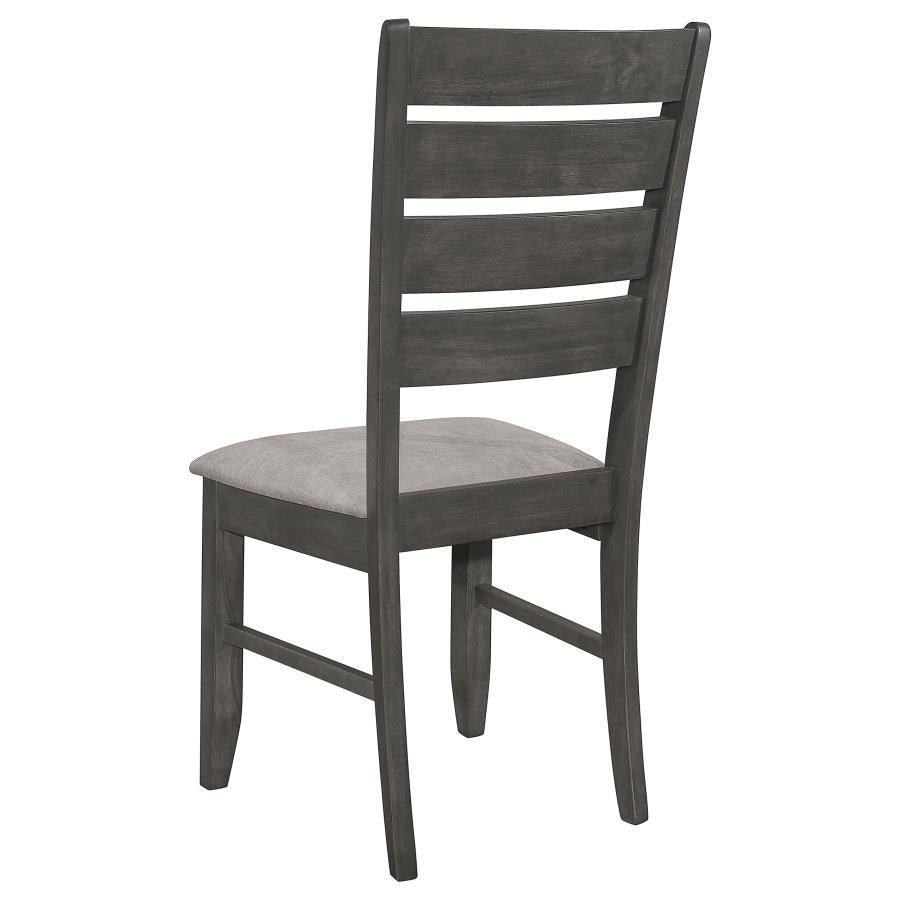 Dalila 5-piece Rectangular Dining Set Grey and Dark Grey 102721GRY-S5 Coaster FredCo