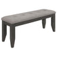 Dalila 6-piece Rectangular Dining Set Grey and Dark Grey 102721GRY-S6 Coaster FredCo